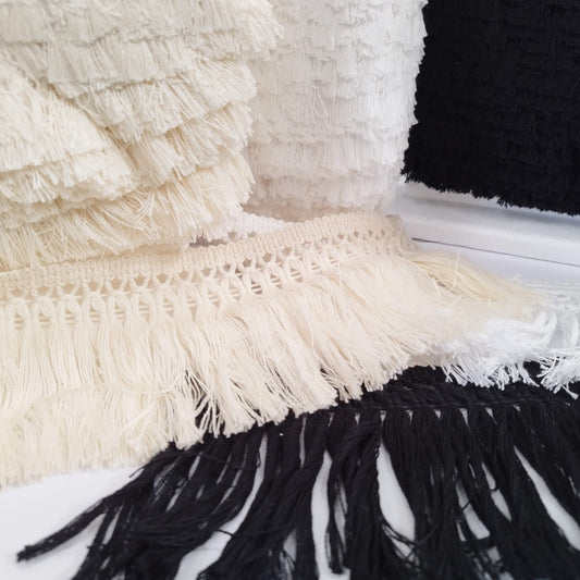 90mm Cotton Fringe