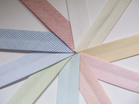 Textured Woven Stripe Bias Binding