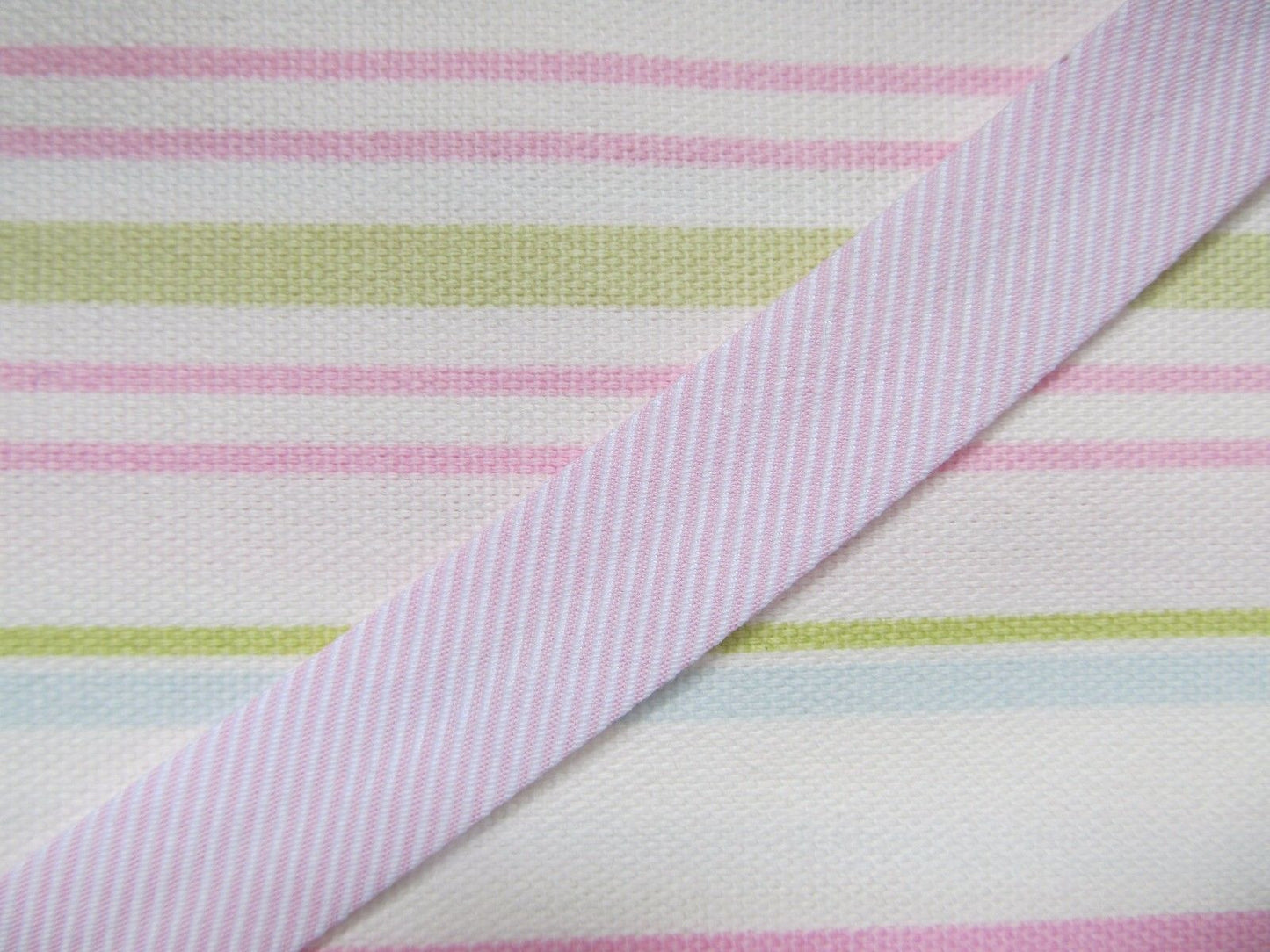 Textured Woven Stripe Bias Binding