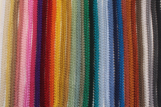 Premium 9-10mm Scroll Braid - 35 Colours