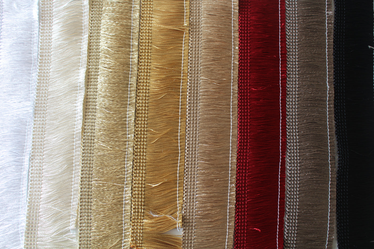 4cm Silky Polycotton Brush Fringe