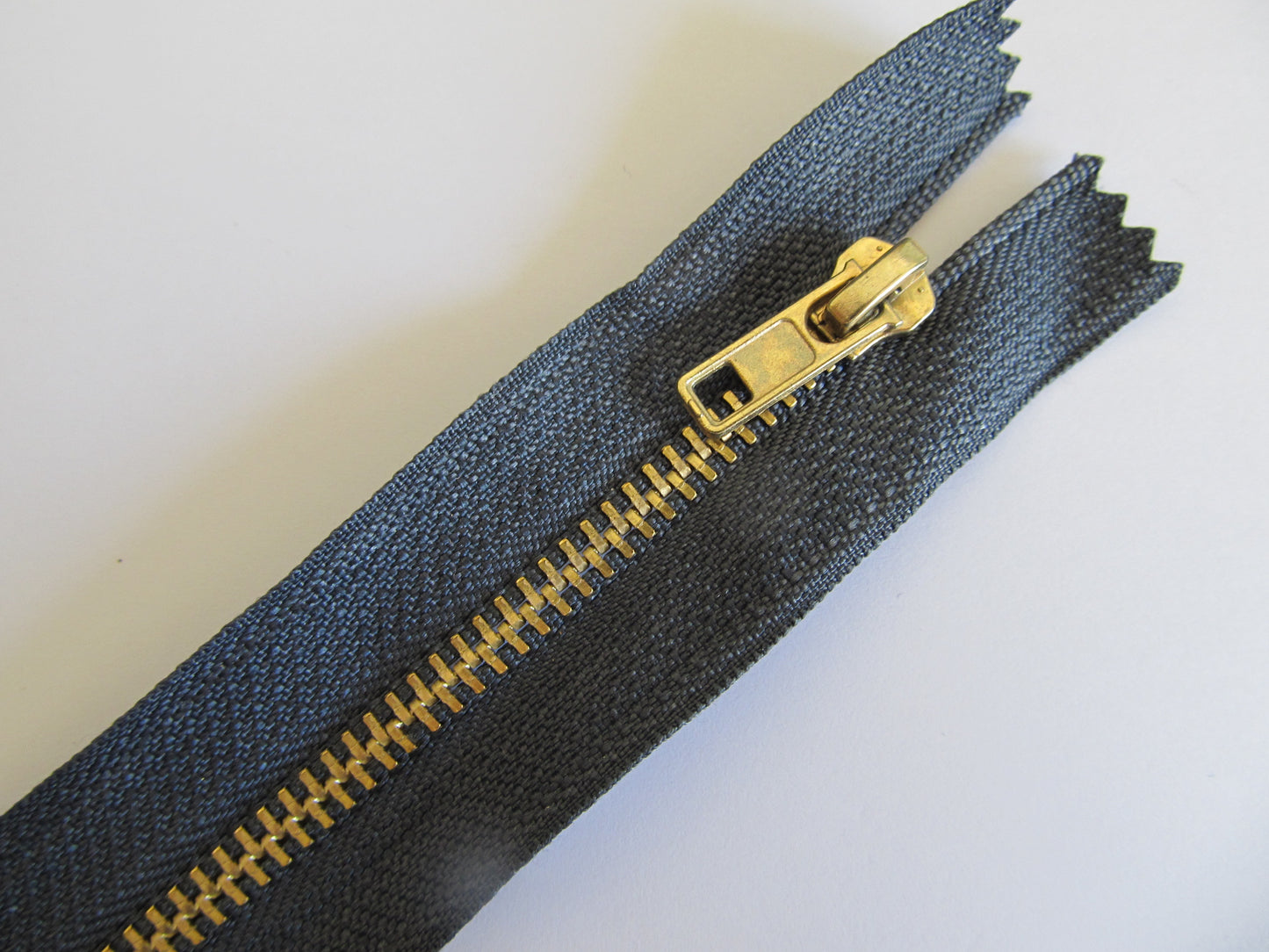 Brass Jeans Zips - Choice of Colours and Sizes