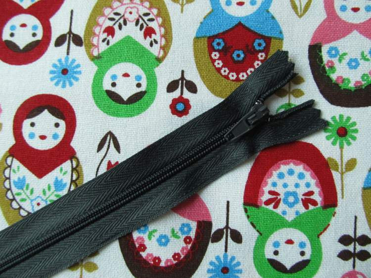 Closed End Zip - 8" (20cm)