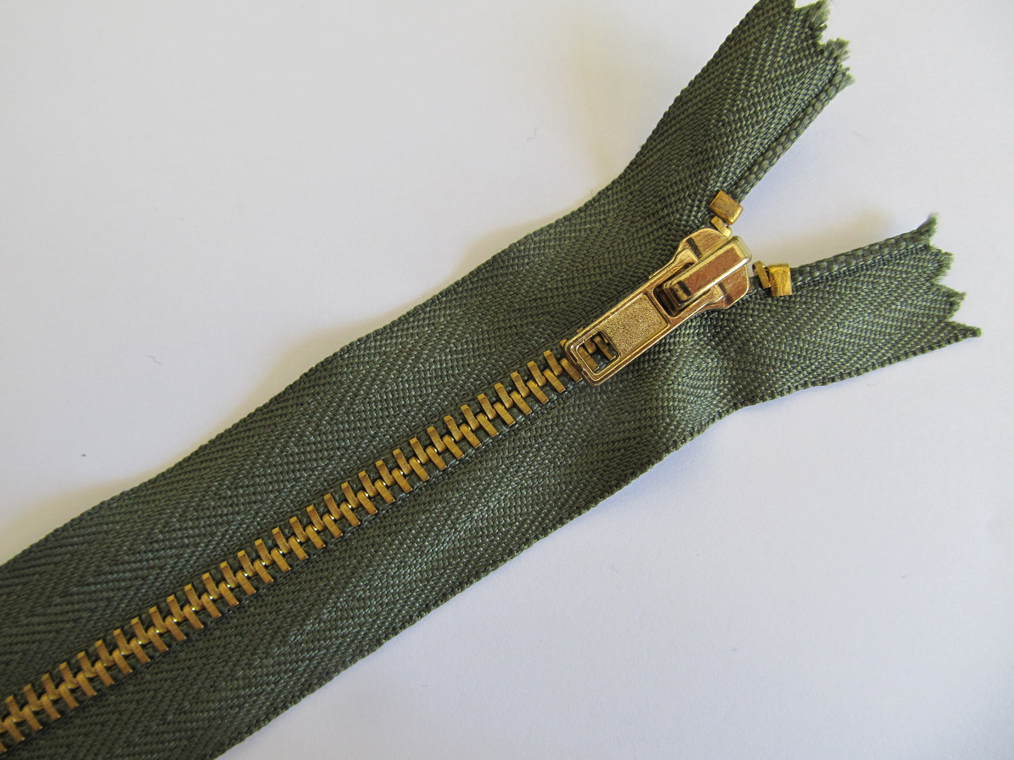 Brass Jeans Zips - Choice of Colours and Sizes