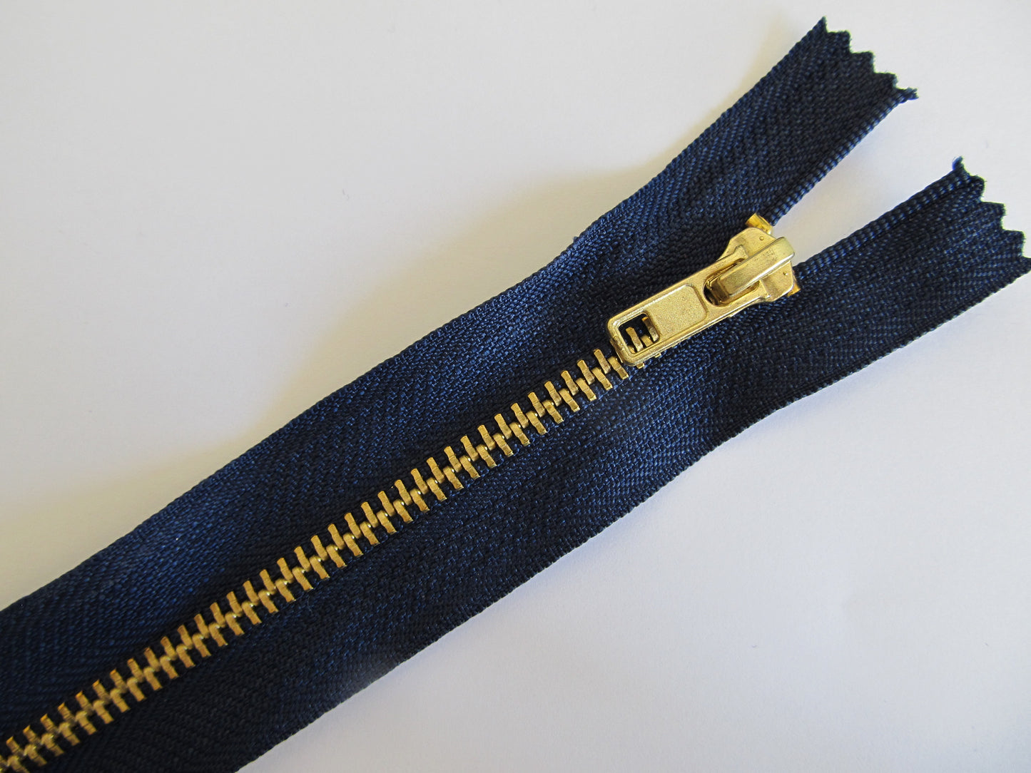 Brass Jeans Zips - Choice of Colours and Sizes