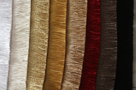 4cm Silky Polycotton Brush Fringe