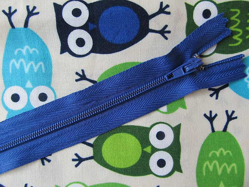 Pack of 5 Closed End Zips - 20" (50cm)