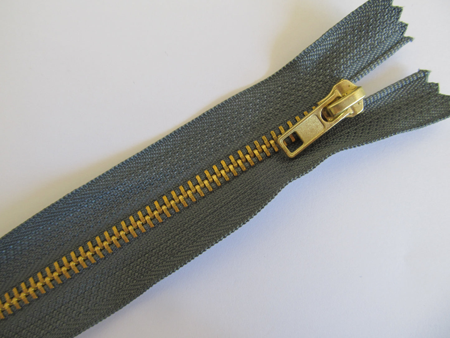 Brass Jeans Zips - Choice of Colours and Sizes