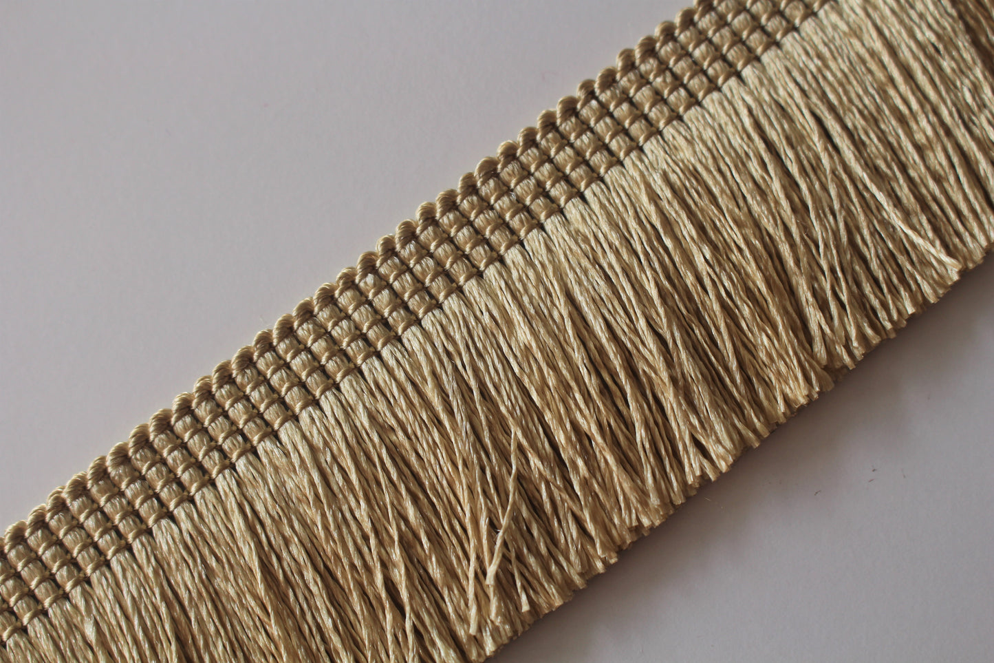4cm Silky Polycotton Brush Fringe