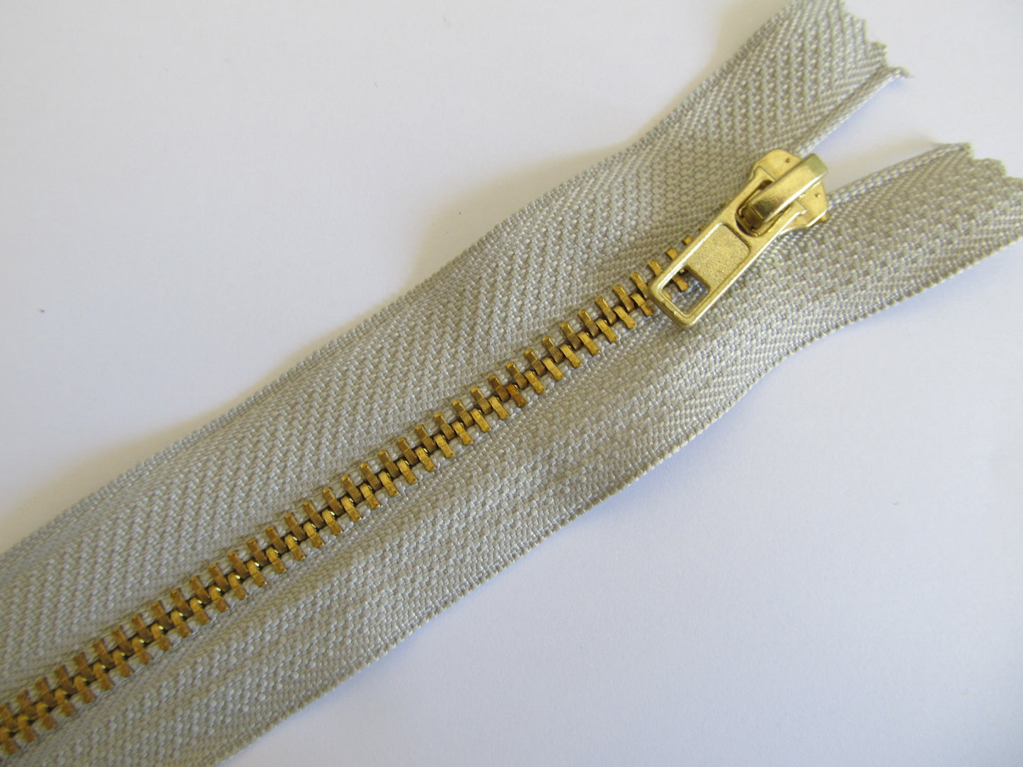 Brass Jeans Zips - Choice of Colours and Sizes