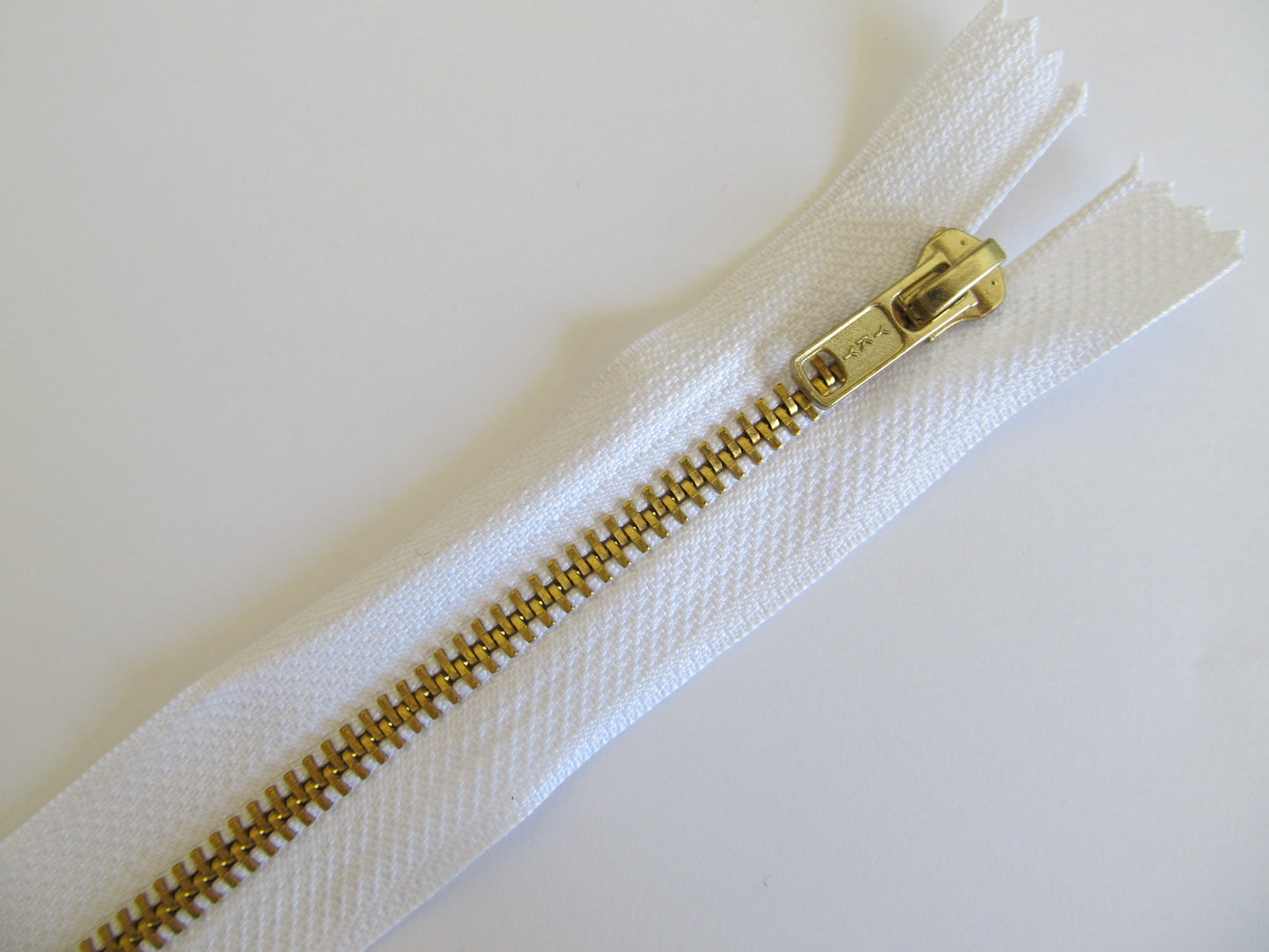 Brass Jeans Zips - Choice of Colours and Sizes