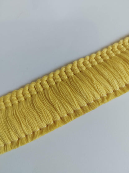 30mm Bright Cotton Brush Fringe