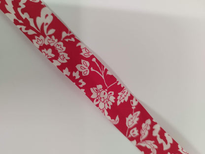 18mm Floral Cotton Bias Binding - by the metre or reel
