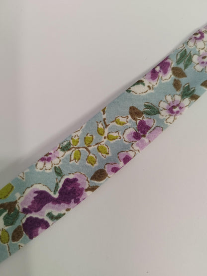 18mm Floral Cotton Bias Binding - by the metre or reel