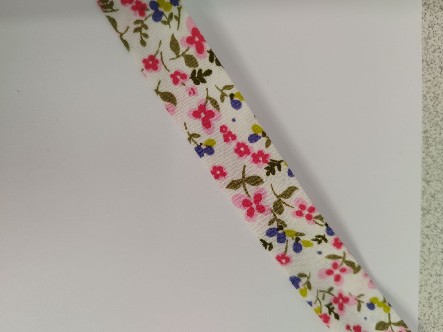 18mm Floral Cotton Bias Binding - by the metre or reel