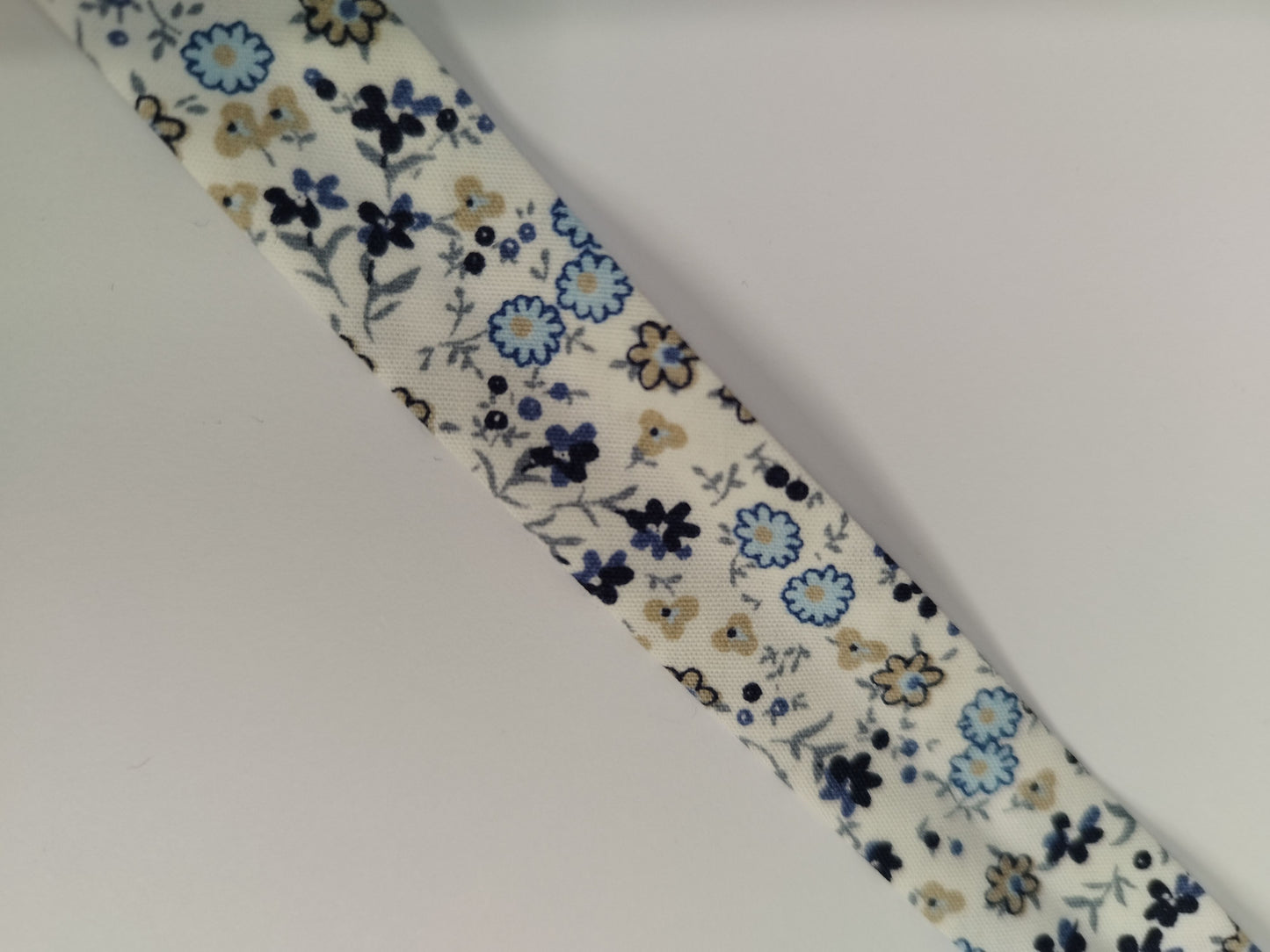 18mm Floral Cotton Bias Binding - by the metre or reel