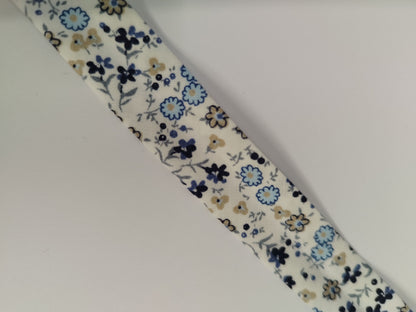 18mm Floral Cotton Bias Binding - by the metre or reel