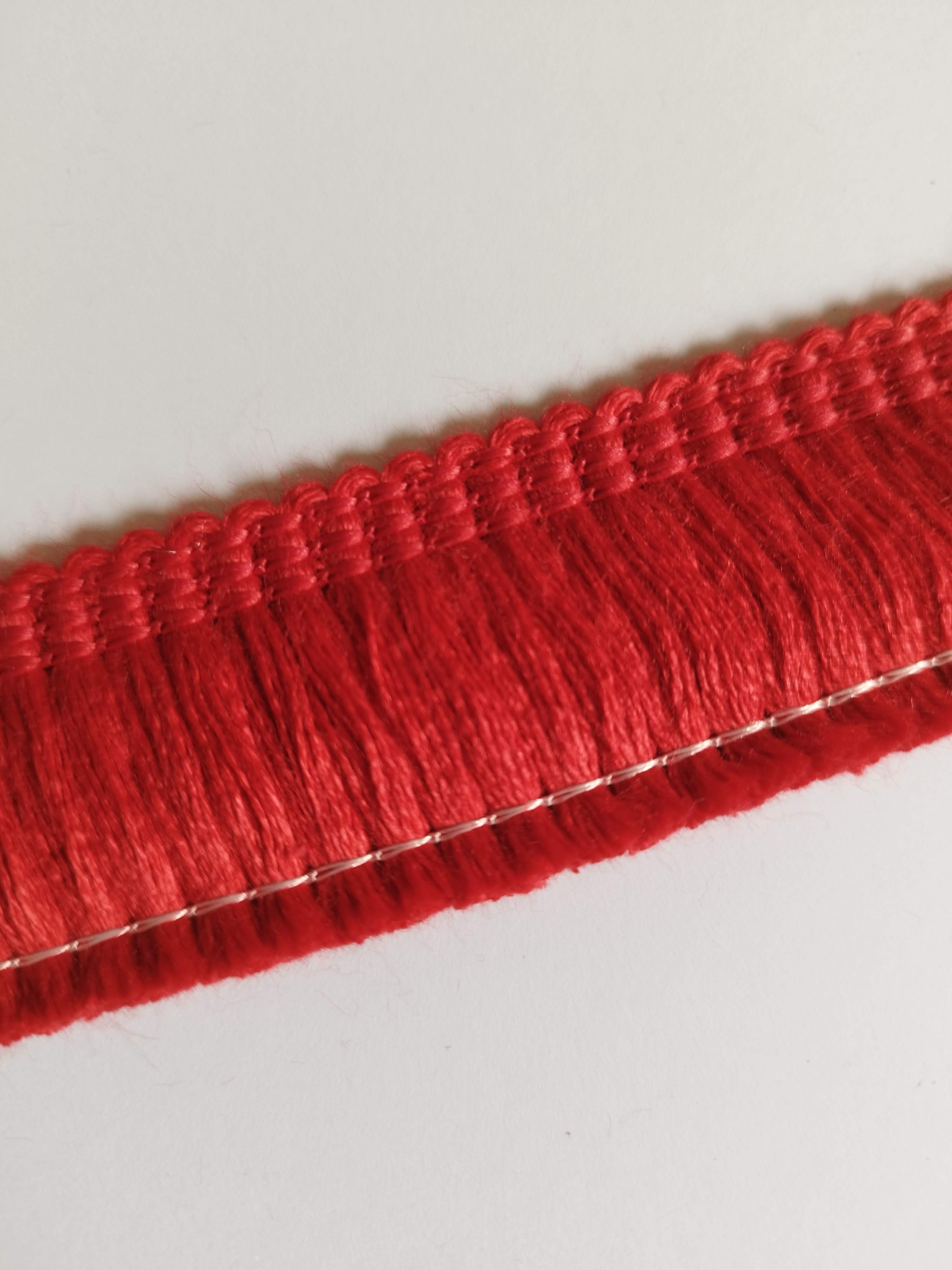 3cm Silky Viscose Brush Fringe