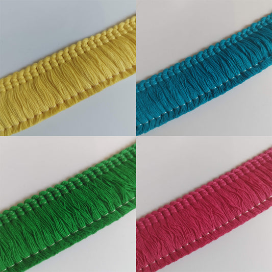 30mm Bright Cotton Brush Fringe