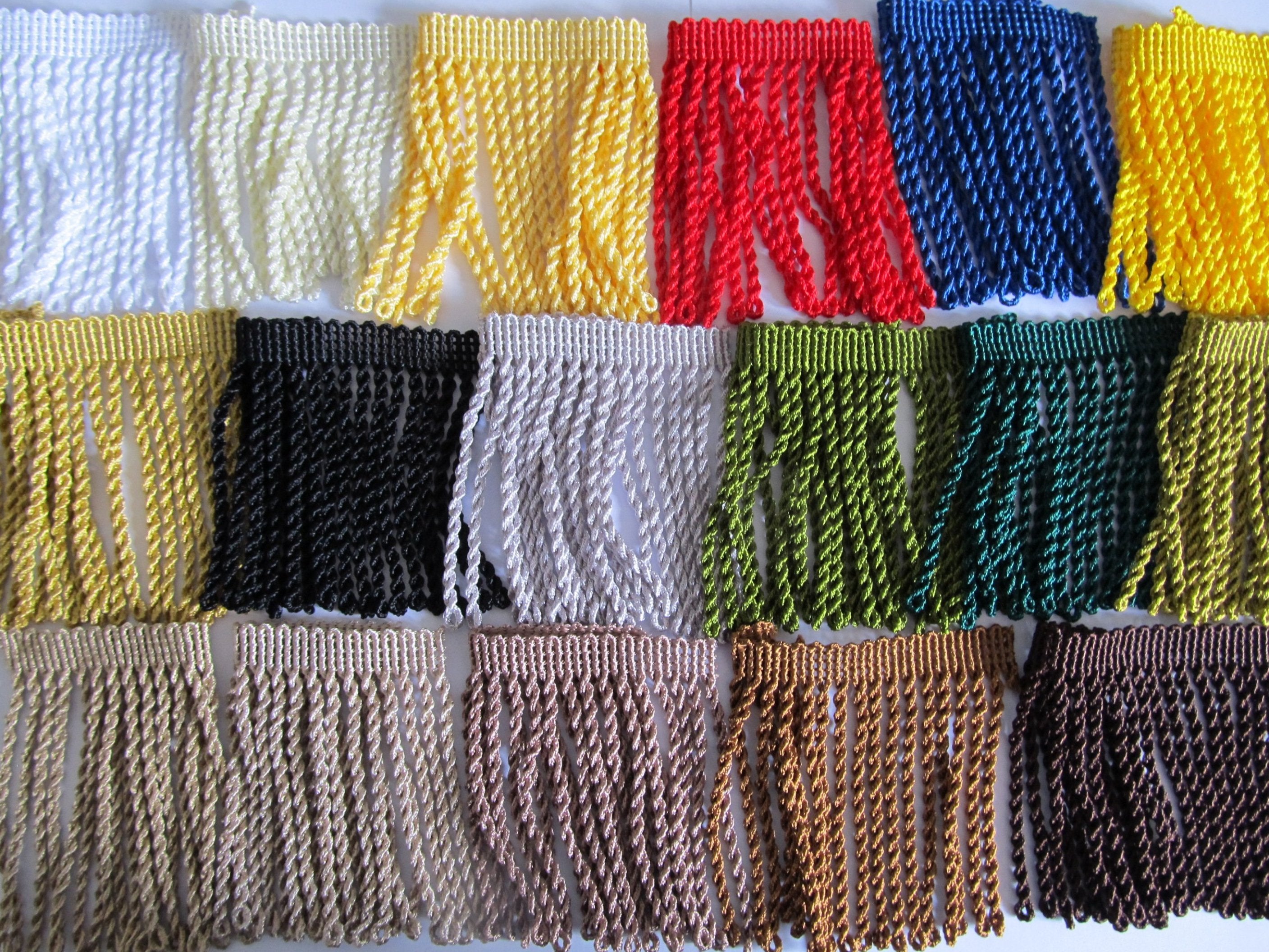 8cm Thick Silky  Bullion Fringe