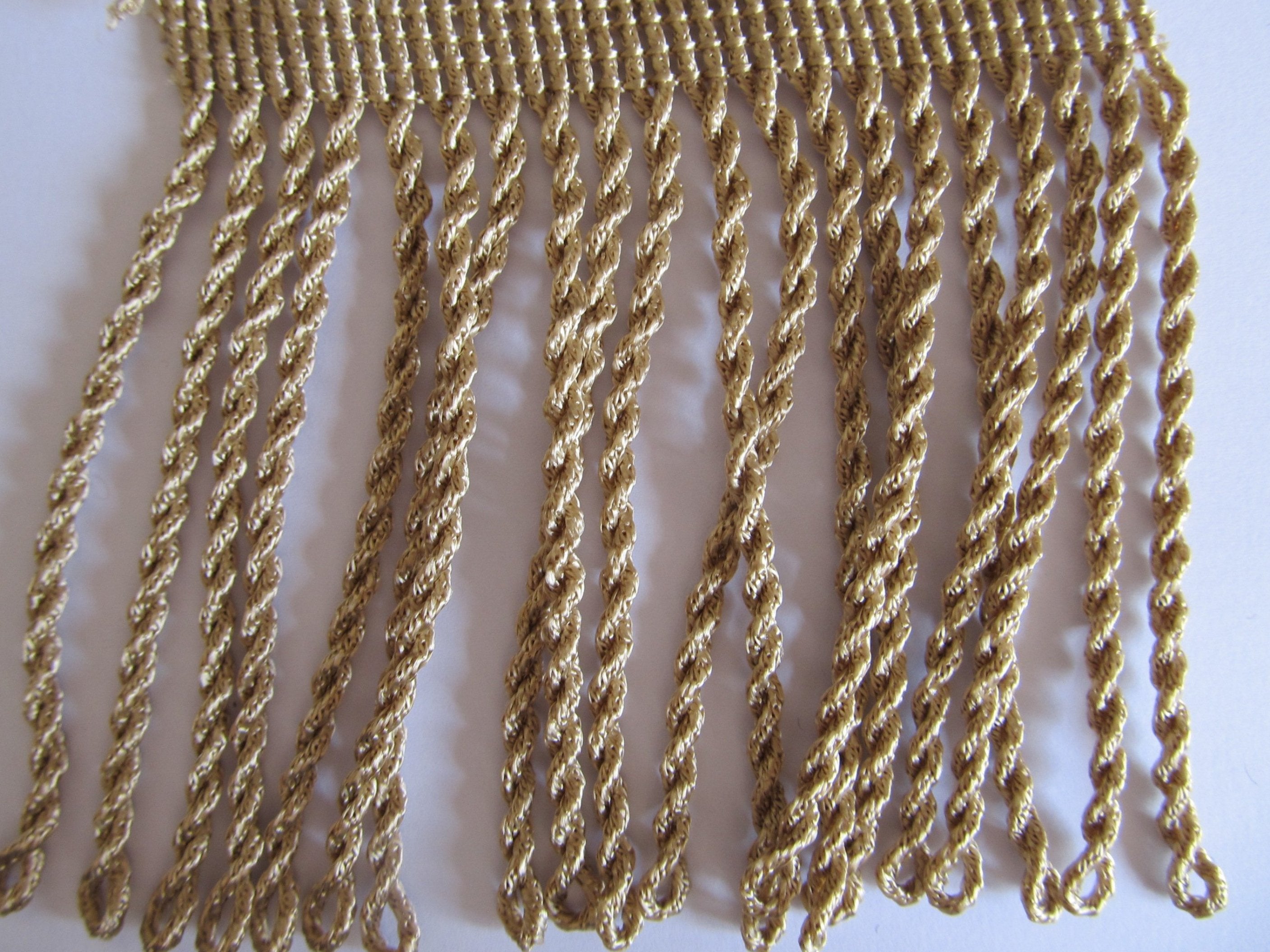 8cm Thick Silky  Bullion Fringe