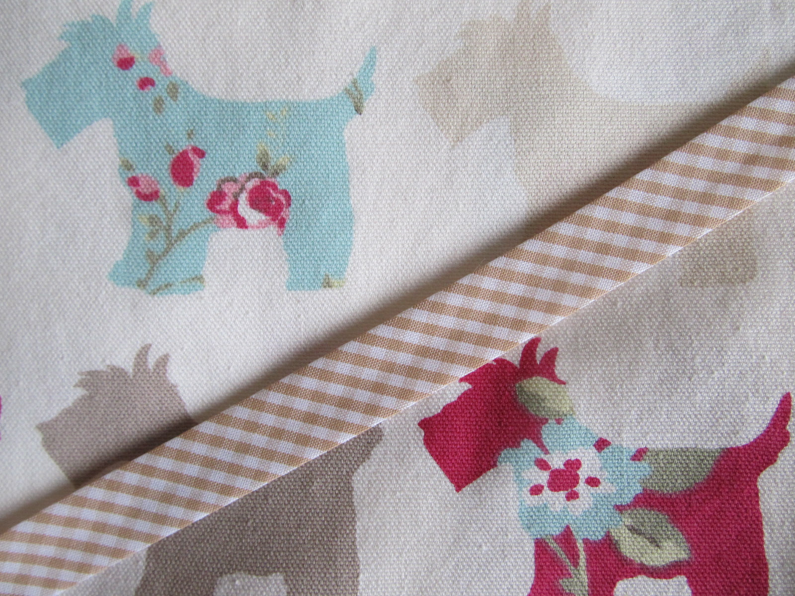 Gingham Check Bias Binding
