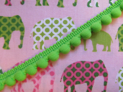 Small Pom Pom Trim with Fixed Bobbles