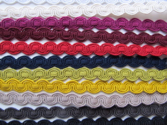 12mm Cotton Wave Braid