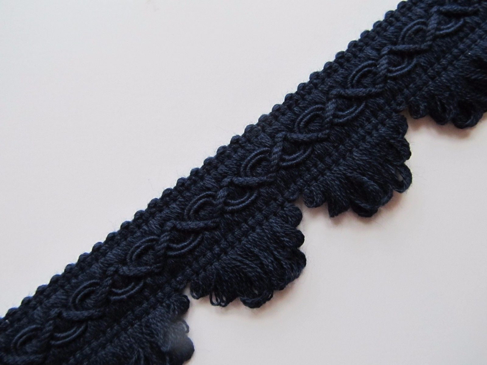 35mm Cotton Fringed Fan Braid