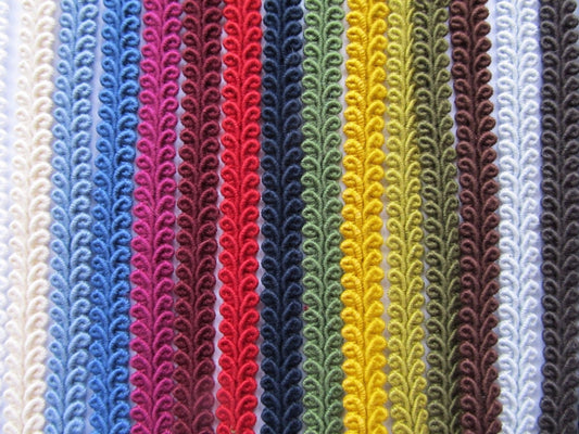 10mm Cotton Scroll Braid