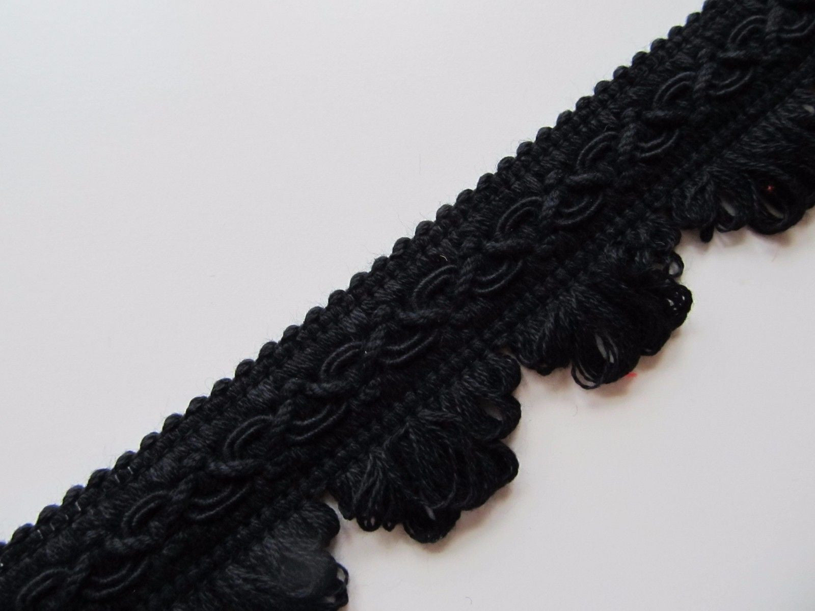 35mm Cotton Fringed Fan Braid