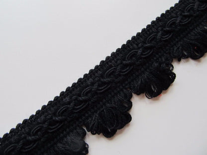 35mm Cotton Fringed Fan Braid