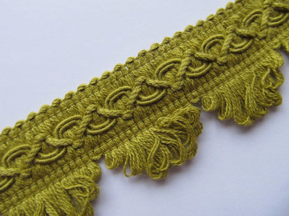 35mm Cotton Fringed Fan Braid