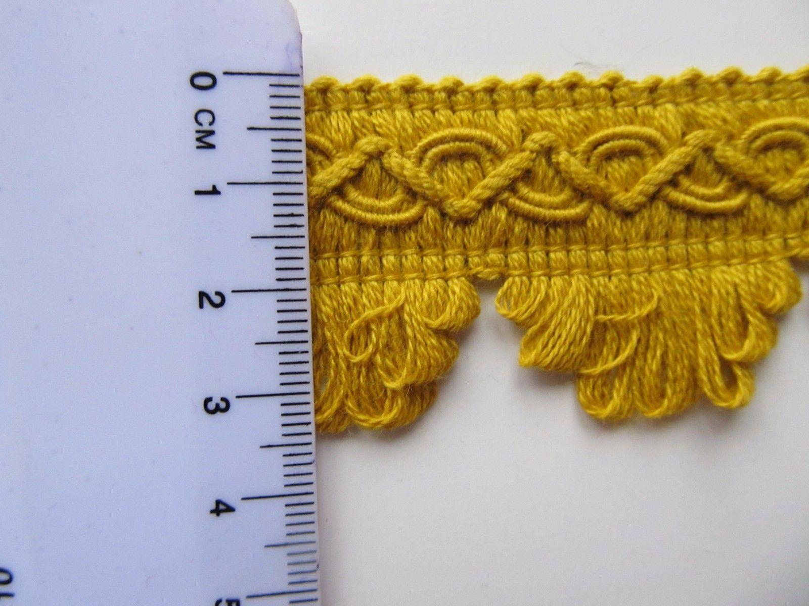 35mm Cotton Fringed Fan Braid