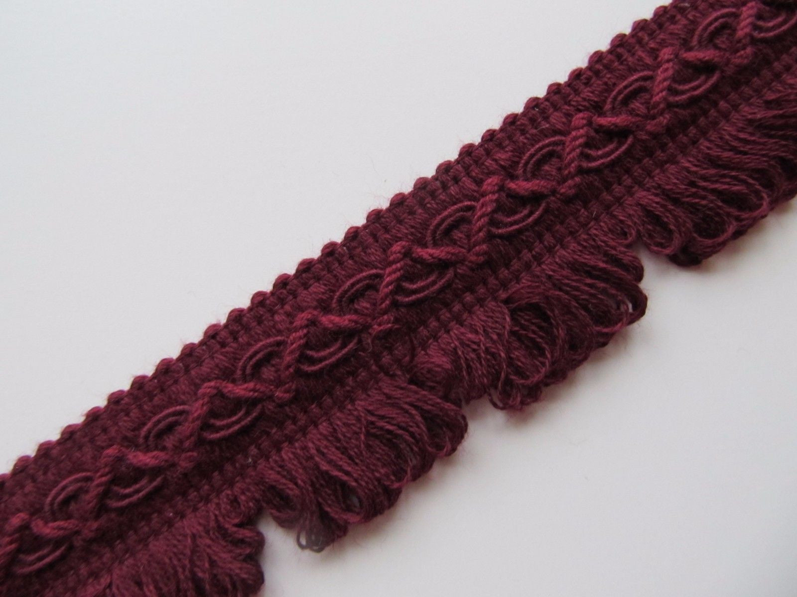 35mm Cotton Fringed Fan Braid
