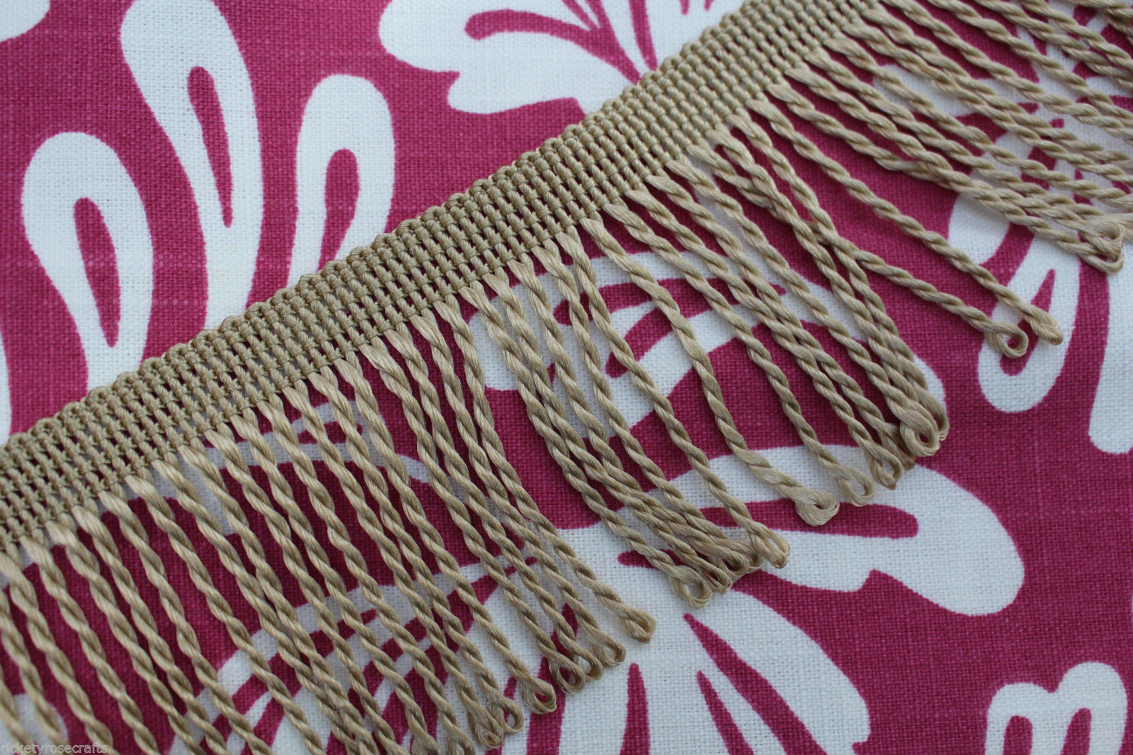 8cm Fine Bullion Fringe - 25 Metre Reel- WAS £21.95 NOW 16.95
