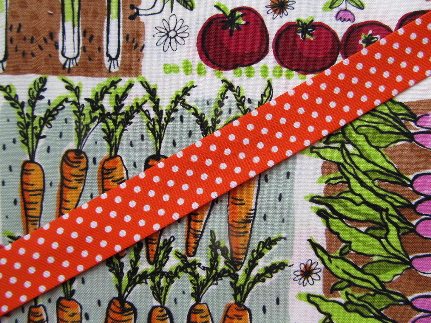Polka Dot Bias Binding