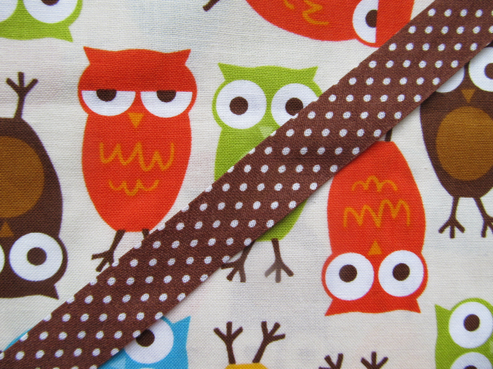 Polka Dot Bias Binding