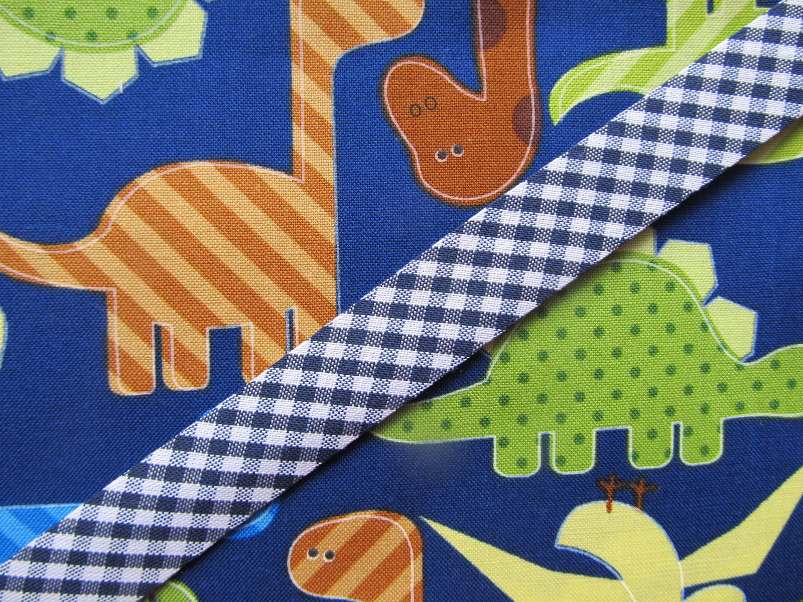 Gingham Check Bias Binding