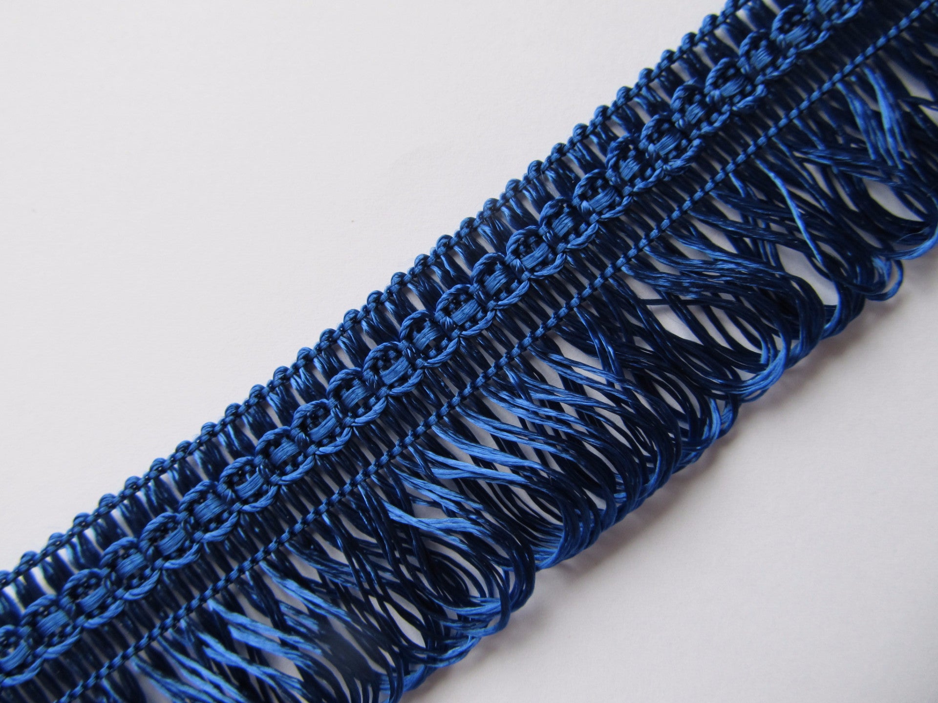 30mm Wide Fine Silky Loop Fringe 25 Metre Reel- WAS £13.50 NOW £8.50