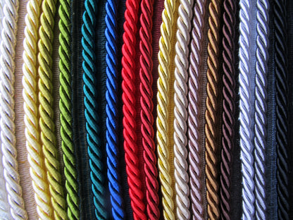 8mm Thick Silky Furnishing Cord with Flange
