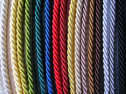 8mm Thick Silky Furnishing Cord with Flange