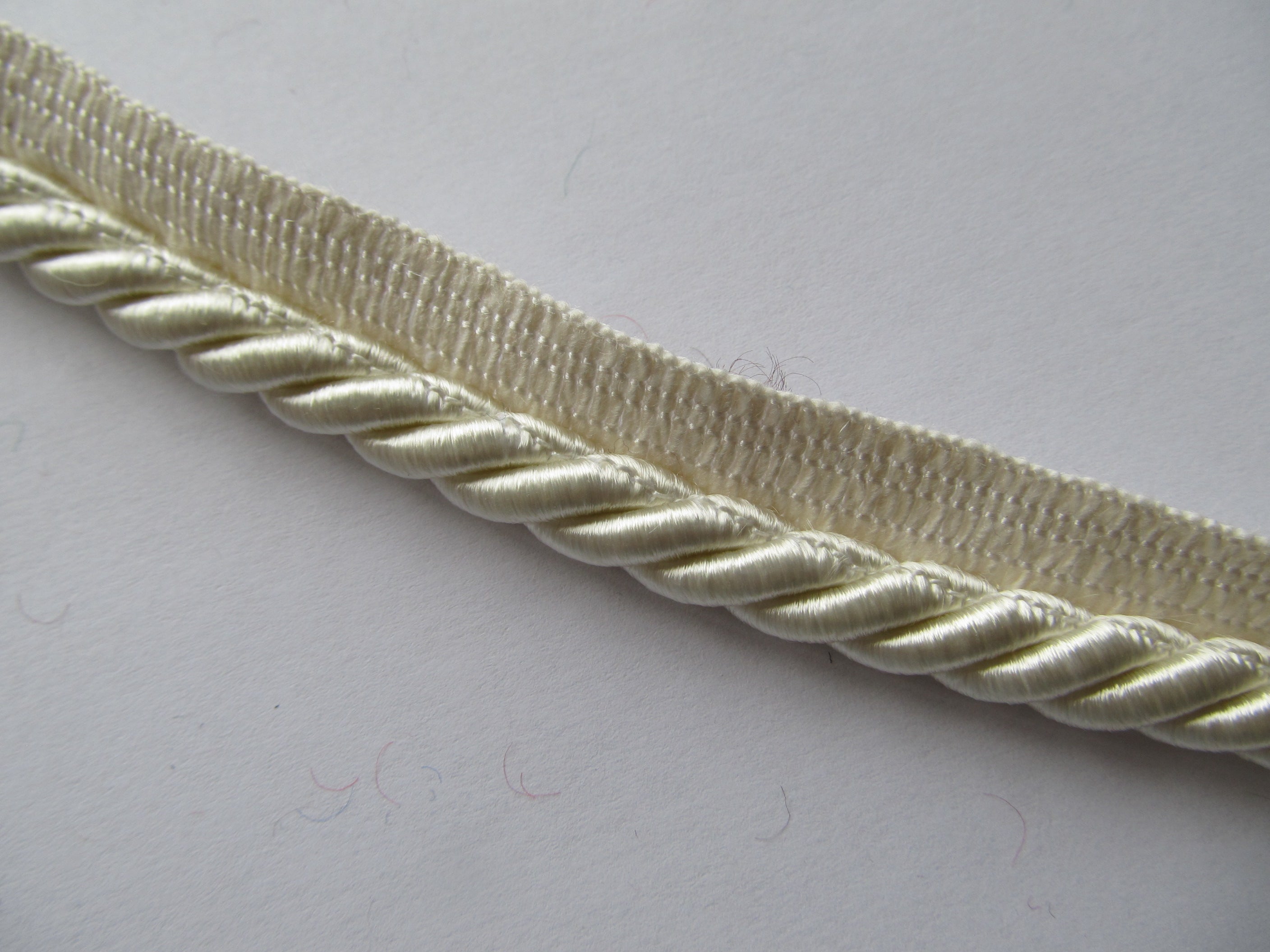 8mm Thick Silky Furnishing Cord with Flange