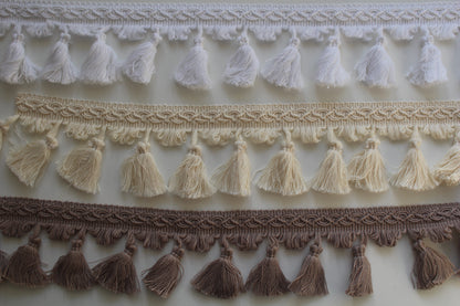 80mm Cotton Tassel Fringe