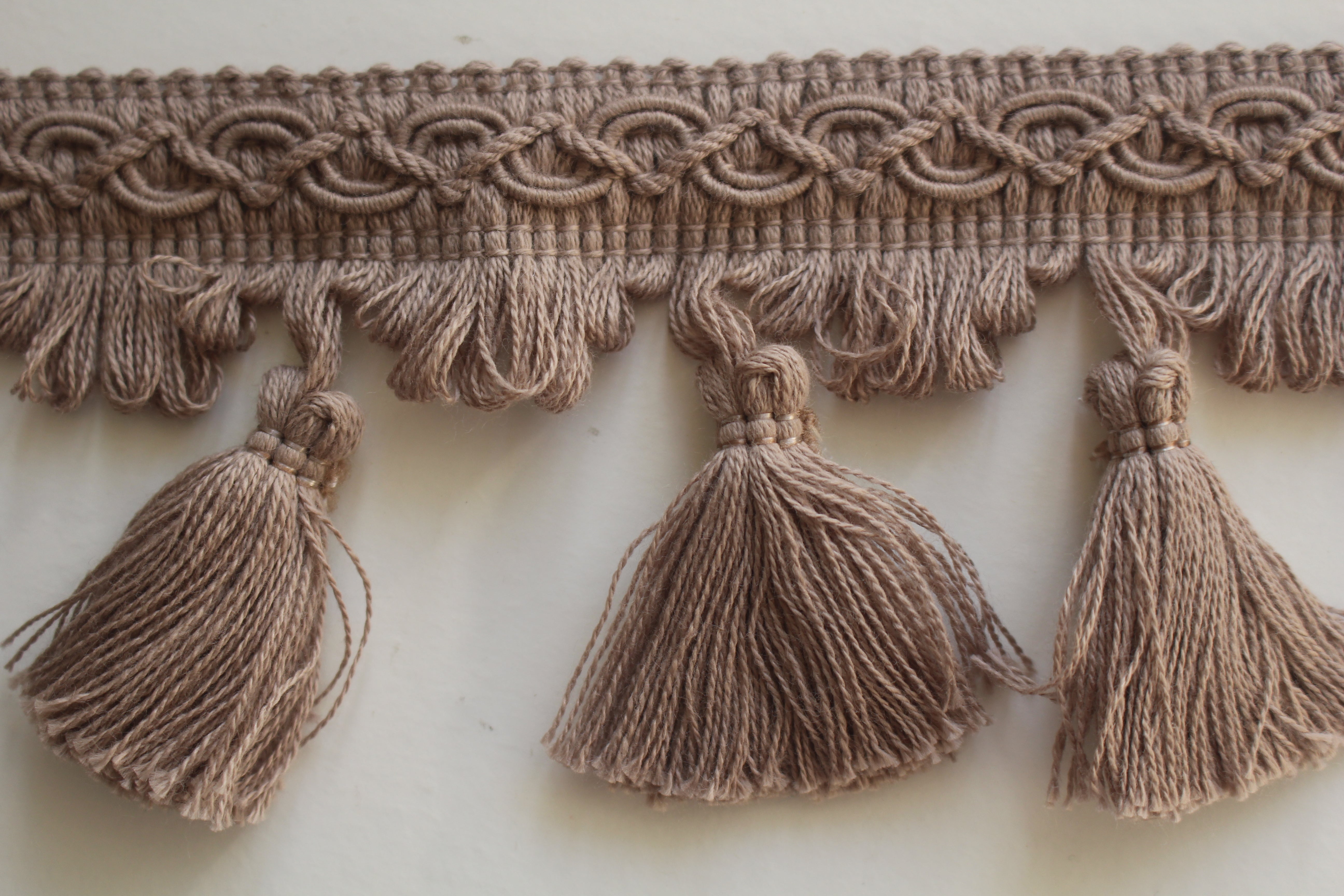 80mm Cotton Tassel Fringe