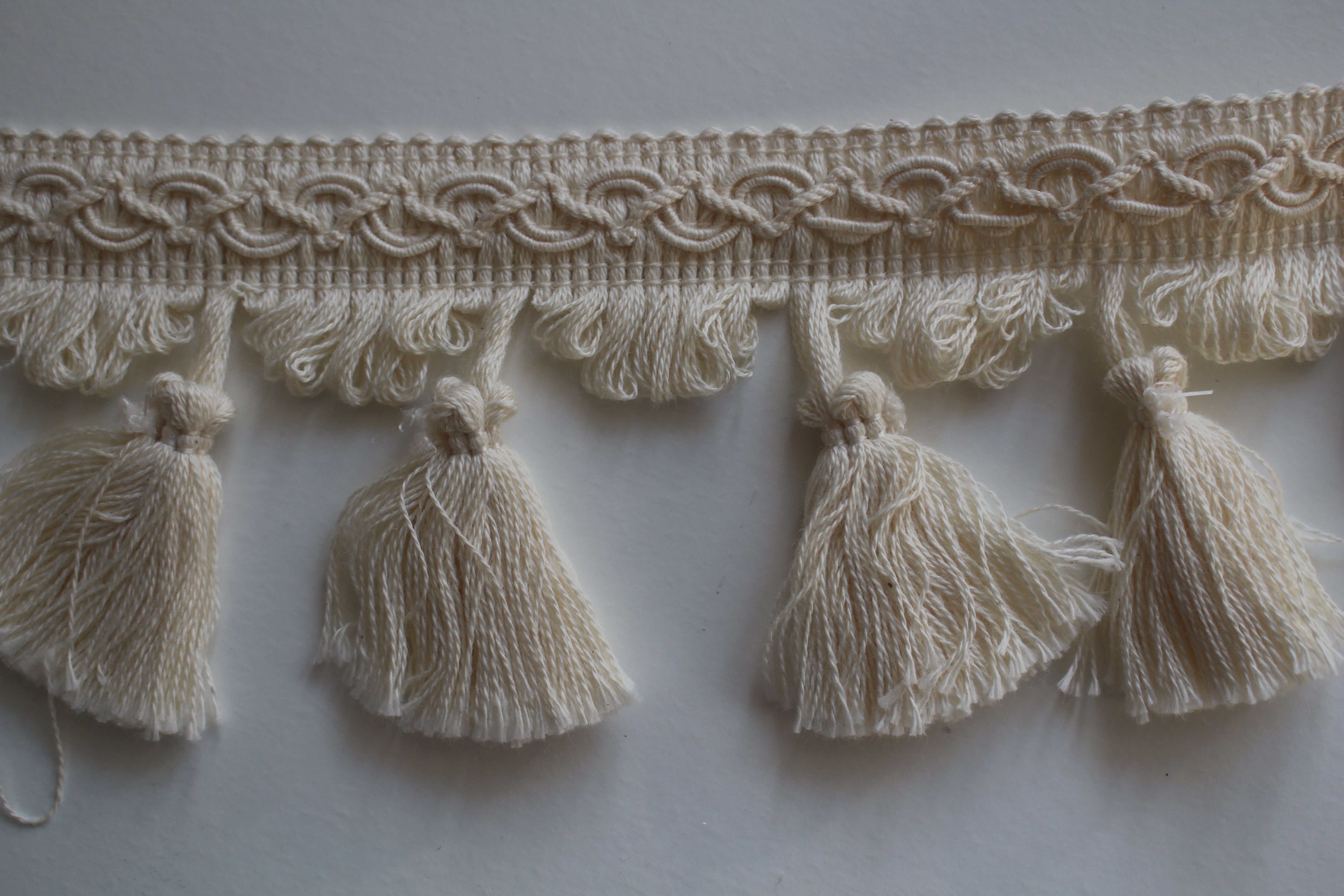 80mm Cotton Tassel Fringe