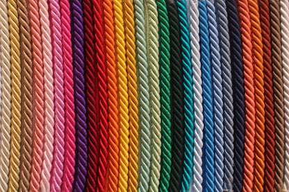 Premium Narrow 6mm Flanged Furnishing Cord - 42 Colours