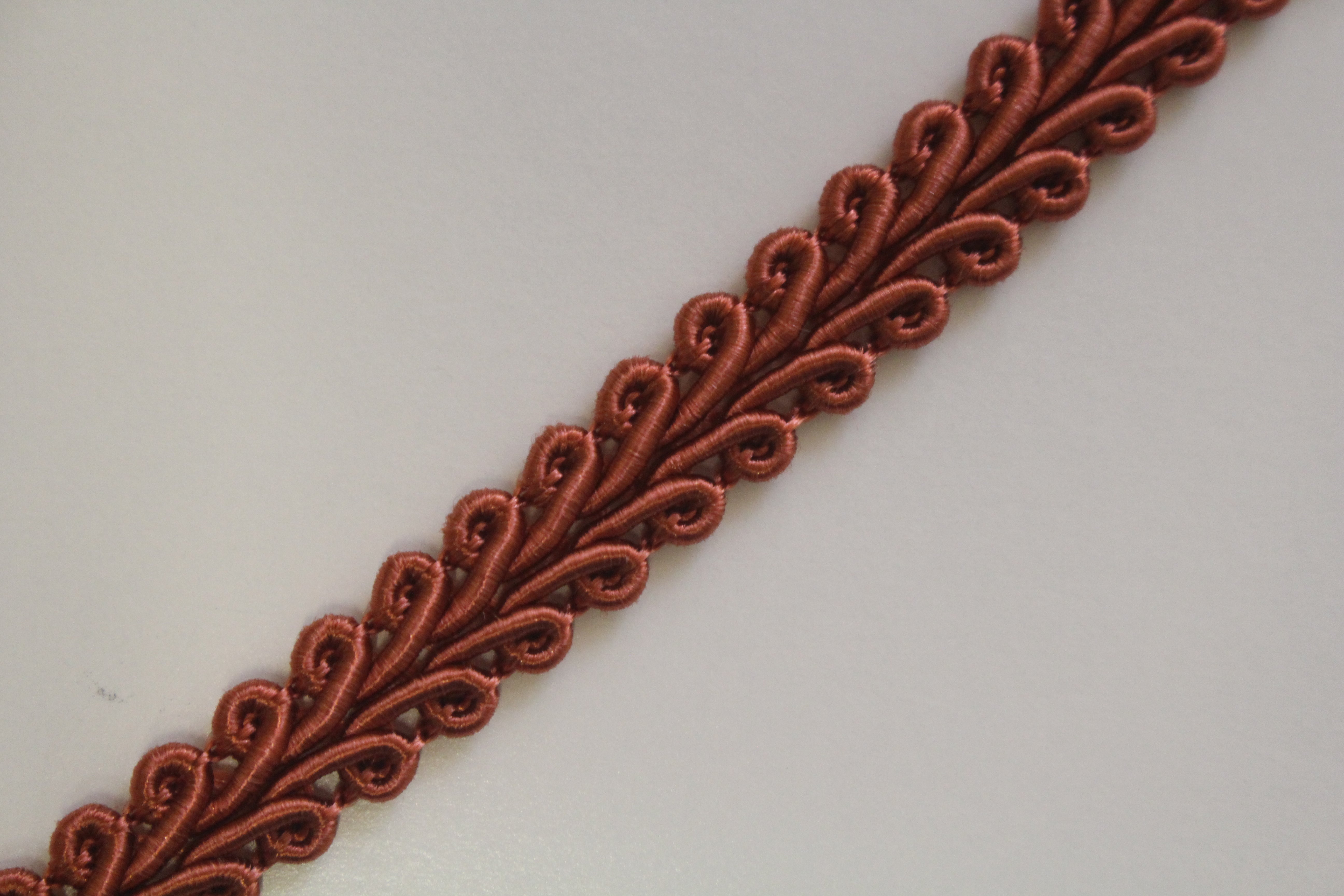 Premium 9-10mm Scroll Braid - 35 Colours