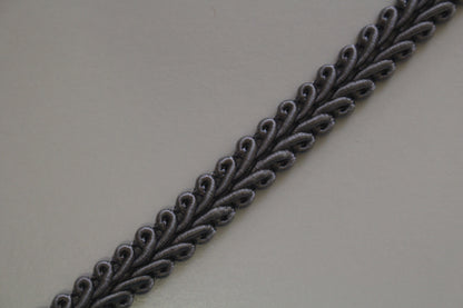 Premium 9-10mm Scroll Braid - 35 Colours