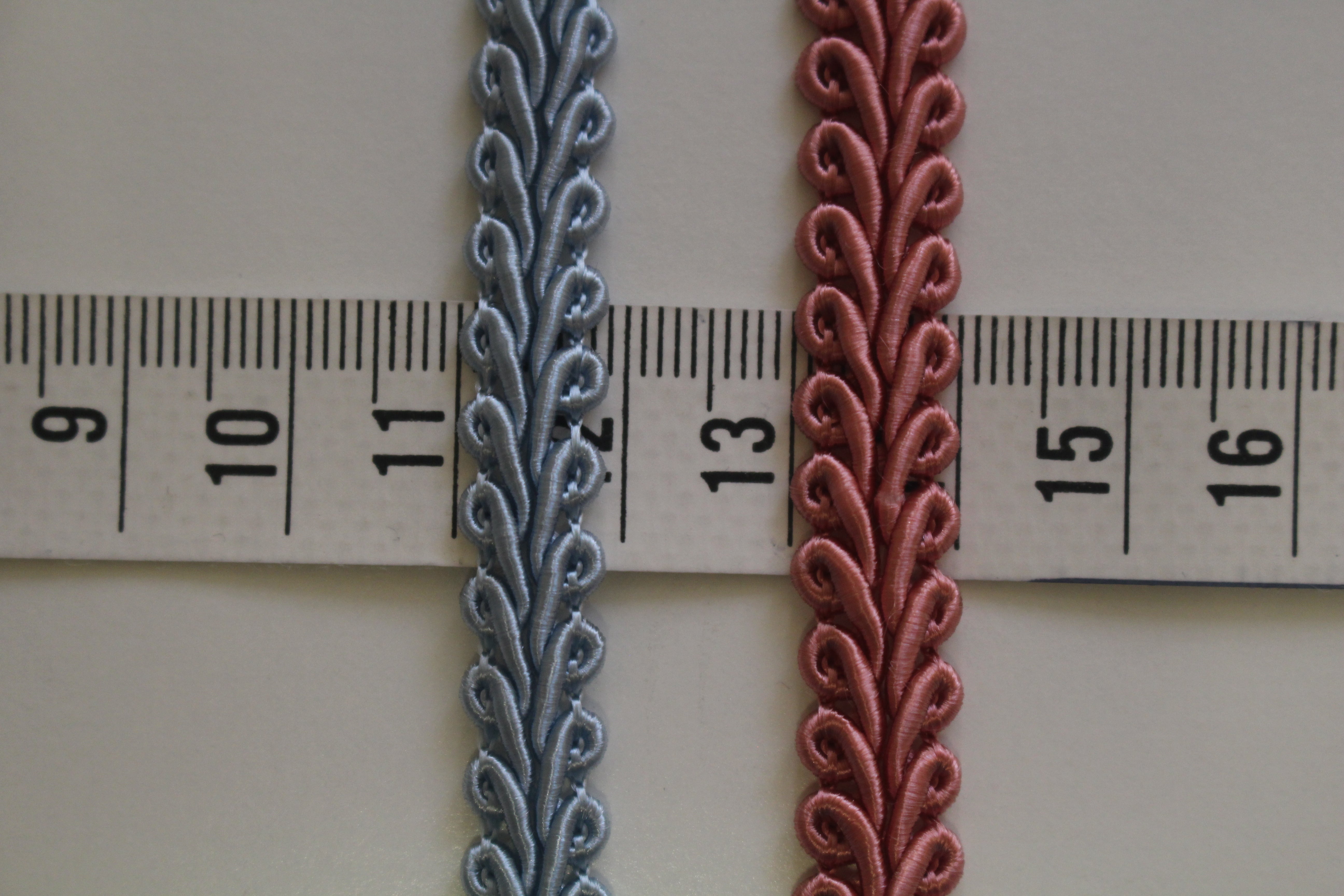 Premium 9-10mm Scroll Braid - 35 Colours
